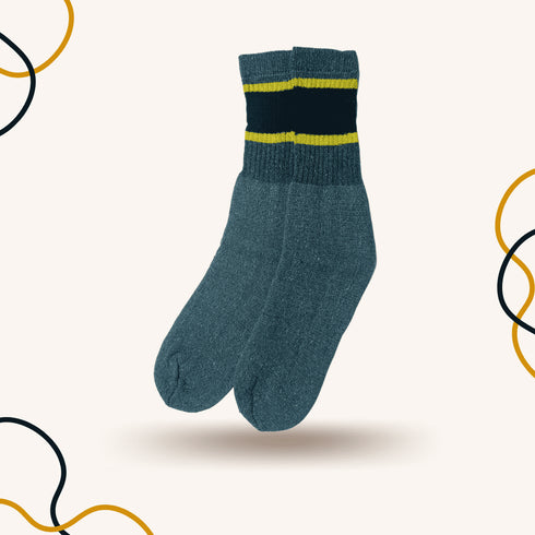 Shaddy legs Crew Socks charcoal - SOXO #1 Imported Socks Brand in Pakistan